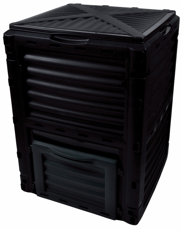Kompostbeholder u/bund 300 L sort 61x61x83 cm BAUHAUS
