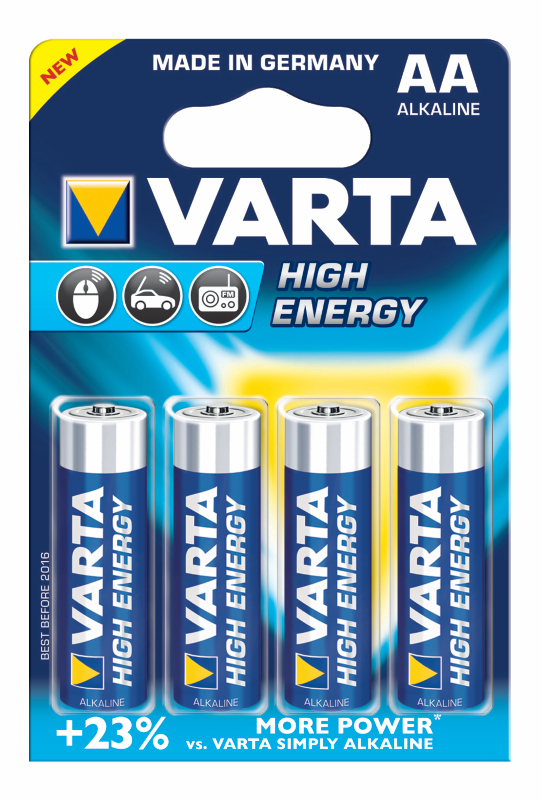 Batterier High Energy AA 4 - Varta til 44,95 fra Bauhaus | Alledagligvarer.dk