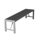 Hortus bænk H-model antracit 118 cm 