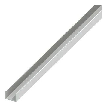 Gah Alberts U-profil PVC hvid 12x10 mm 1 m