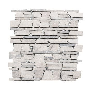 Mosaik Brick Uni Grey 30,5 x 30,5 cm