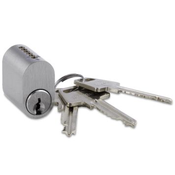 Jasa cylinder 6-stift oval m/nøgler