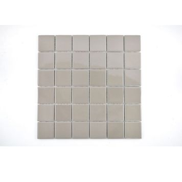 Mosaik Uni porcelæn brun blank 29,8 x 29,8 cm