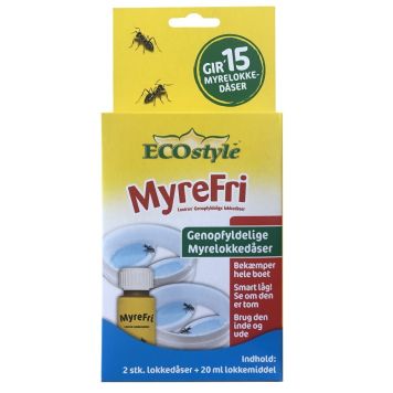ECOstyle myrelokkedåse MyreFri genopfyldelig 2 stk