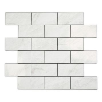 forræder vokal Det er billigt Mosaik Carrara selvklæbende vinyl hvid 29x29,5 cm | BAUHAUS