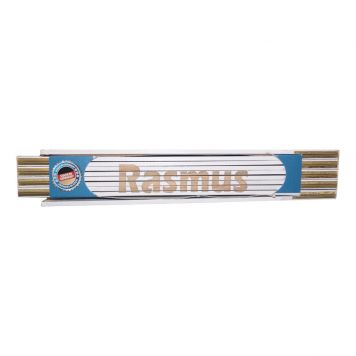Tommestok med navn Rasmus - 2m