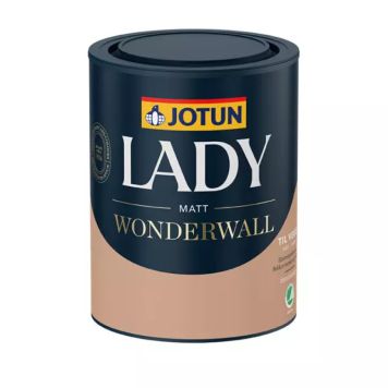Jotun vægmaling Lady Wonderwall Mat hvid 0,68 L