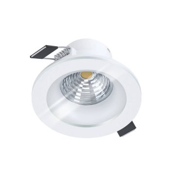 Eglo LED indbygningsspot Salabate hvid 2700 K IP44 Ø8,8 cm 