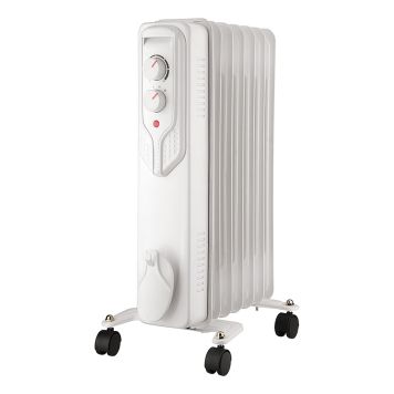 Voltomat Heating olieradiator 1500 W hvid 65,5 cm