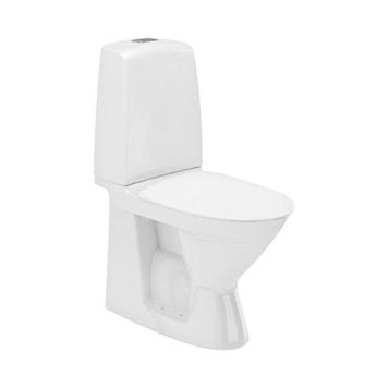 Ifö toilet Spira med lukket S-lås rimfree hvid