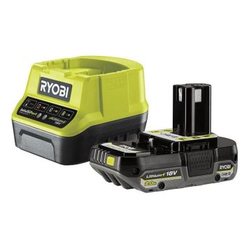 Ryobi startsæt RC18120-120C One+ 18V Li-Ion 2,0Ah m/batteri og oplader