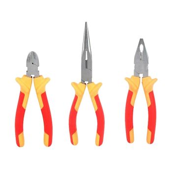 Alpha Tools Tangsæt 3 dele rød/gul