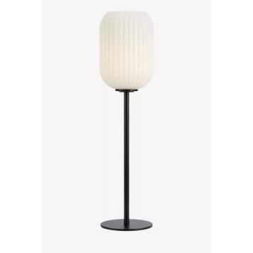 Markslöjd bordlampe Cava sort/hvid E14 14x55 cm