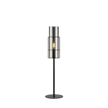 Markslöjd Torcia bordlampe H50cm sort/røgfarvet