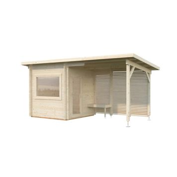 Palmako sauna Sanna ubehandlet 4,1 m²