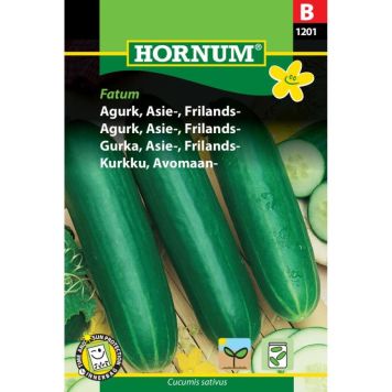 Hornum grøntsagsfrø Agurk, Asie-, Frilands-