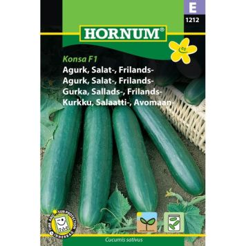 Hornum grøntsagsfrø Agurk, Salat-, Frilands- Konsa F1