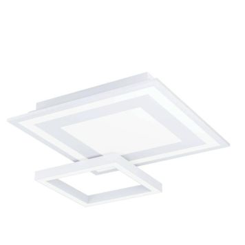 Eglo LED-loftlampe Savatarila-Z hvid RGB 2700-6500K 45x45 cm