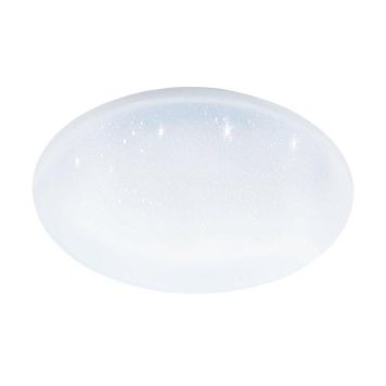 Eglo LED-loftlampe Totari-Z hvid/krystal 2700-6500K Ø38 cm