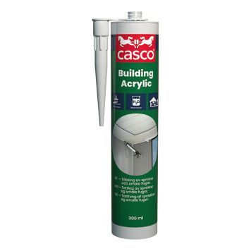 Akrylfugemasse Building Acrylic hvid 300 ml - Casco