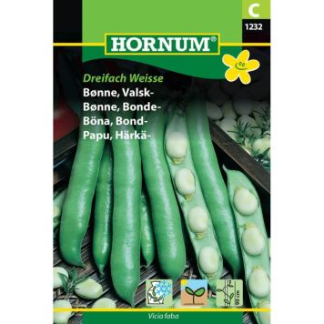 Hornum grøntsagsfrø Bønne, Valsk-