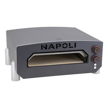 Napoli el-pizzaovn antracitgrå udendørs/indendørs 13"