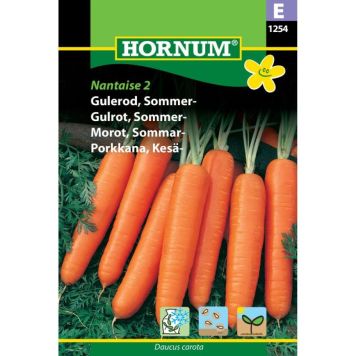 Hornum grøntsagsfrø Gulerod, Sommer Nantaise 2