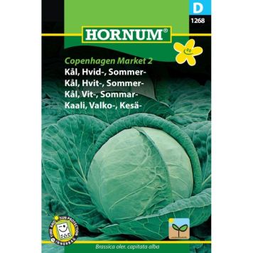 Hornum grøntsagsfrø Kål, Hvid-, Sommer-