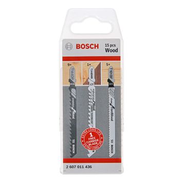 Bosch Professional stiksavklingesæt til træ A15