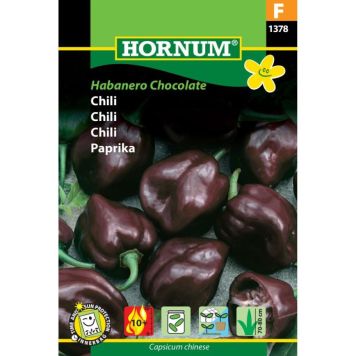Hornum grøntsagsfrø Chili Habanero Chocolate