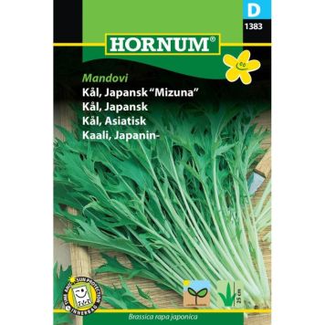 Hornum grøntsagsfrø Kål, Japansk “Mizuna”