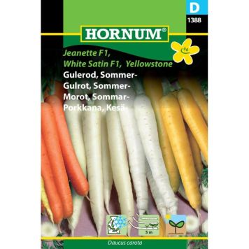 Hornum grøntsagsfrø Gulerod, Sommer-, såbånd