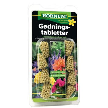 Gødnings tabletter 10 stk - Hornum