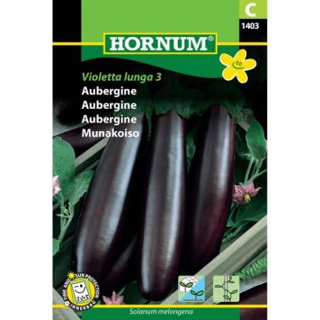 Hornum grøntsagsfrø Aubergine Violetta Lunga