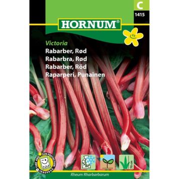 Hornum grøntsagsfrø rød rabarber Victoria