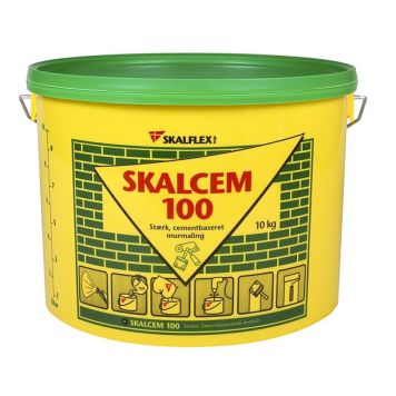 Skalflex murmaling cementbaseret Skalcem 100 støvgrå 10 kg