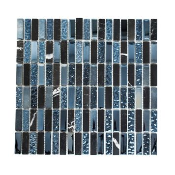 Mosaik Mix mørke nuancer 32,2x31 cm