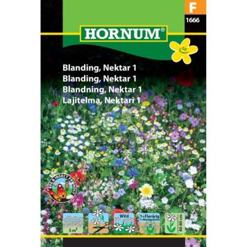 Hornum blomsterfrø Blanding, Nektar 1