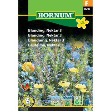 Hornum blomsterfrø Blanding, Nektar 3