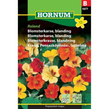 Hornum blomsterfrø Blomsterkarse, blanding Roland