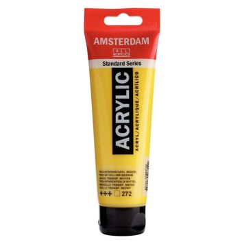 Amsterdam akrylmaling 120 ml transparent yellow medium 272