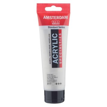 Amsterdam akrylmaling 120 ml pearl white 817