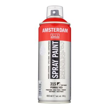 Amsterdam akrylspray 400 ml pyrrole red 315