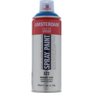 Amsterdam akrylspray 400 ml primary cyan 572