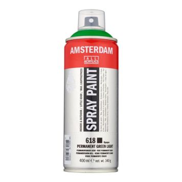 Amsterdam akrylspray 400 ml permanent green light 618