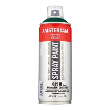 Amsterdam akrylspray 400 ml permanent green deep 619