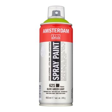 Amsterdam akrylspray 400 ml olive green light 621