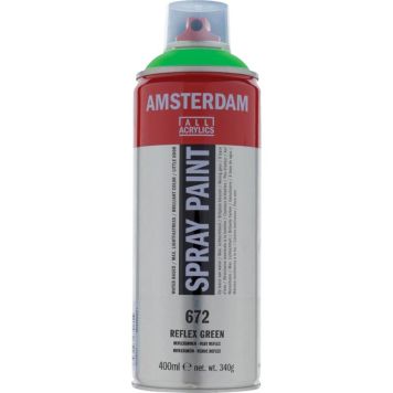 Amsterdam akrylspray 400 ml reflex green 672