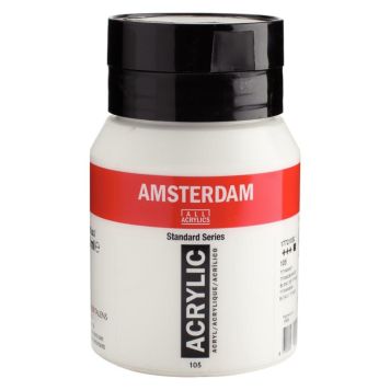 Amsterdam akrylmaling 500 ml titanium white 105