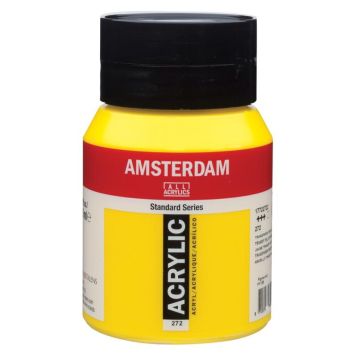 Amsterdam akrylmaling 500 ml transparent yellow medium 272